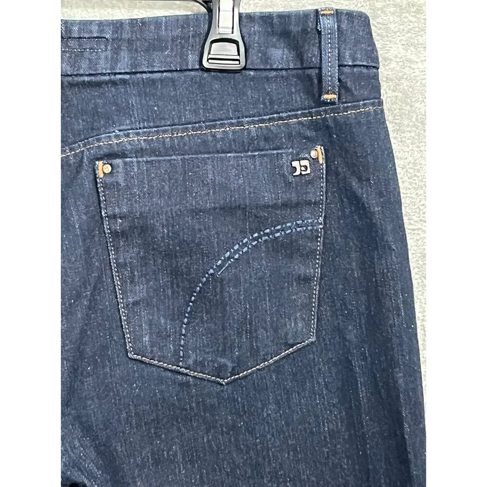 Joes Jeans Size 31x33 Womens Flare Leg Dark Wash Mid Rise Tall Preppy Work Wear